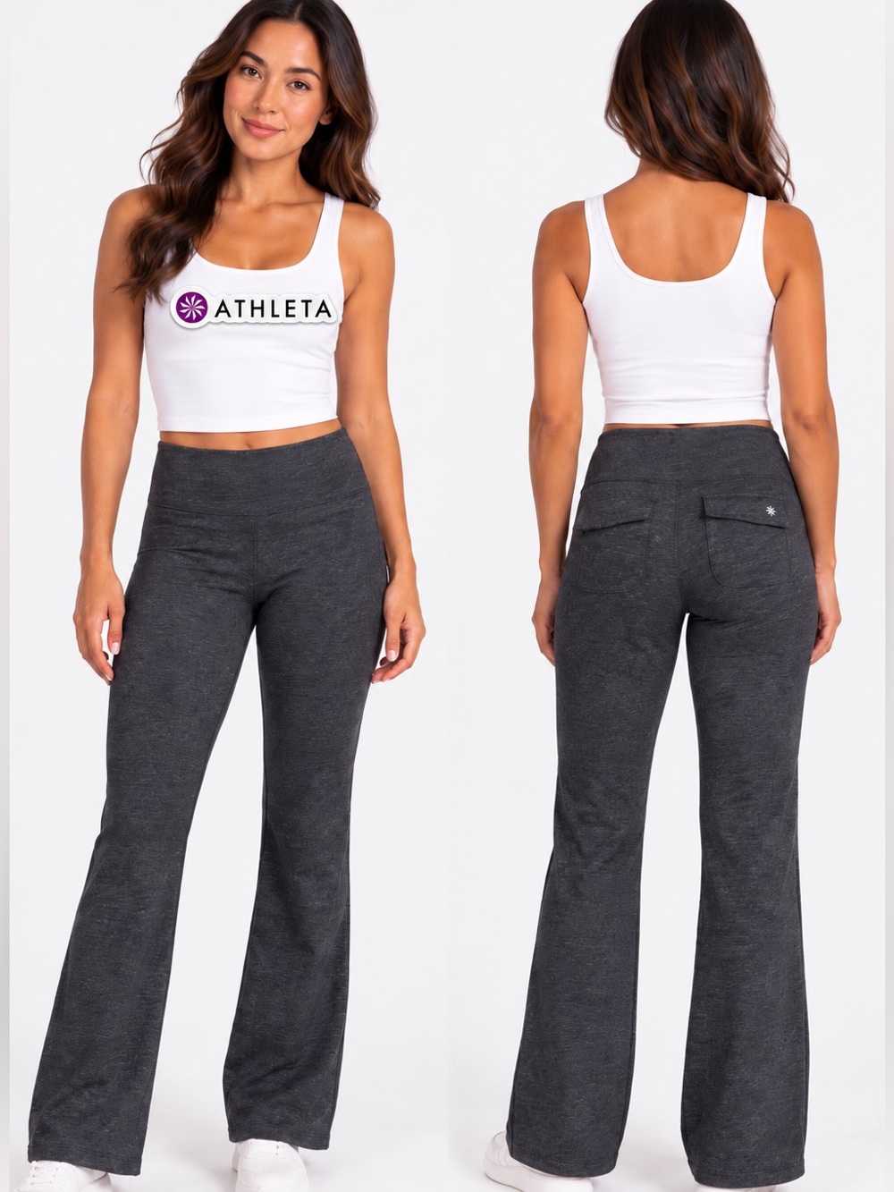 Athleta Fusion Flare Yoga Pants (Style #841268)